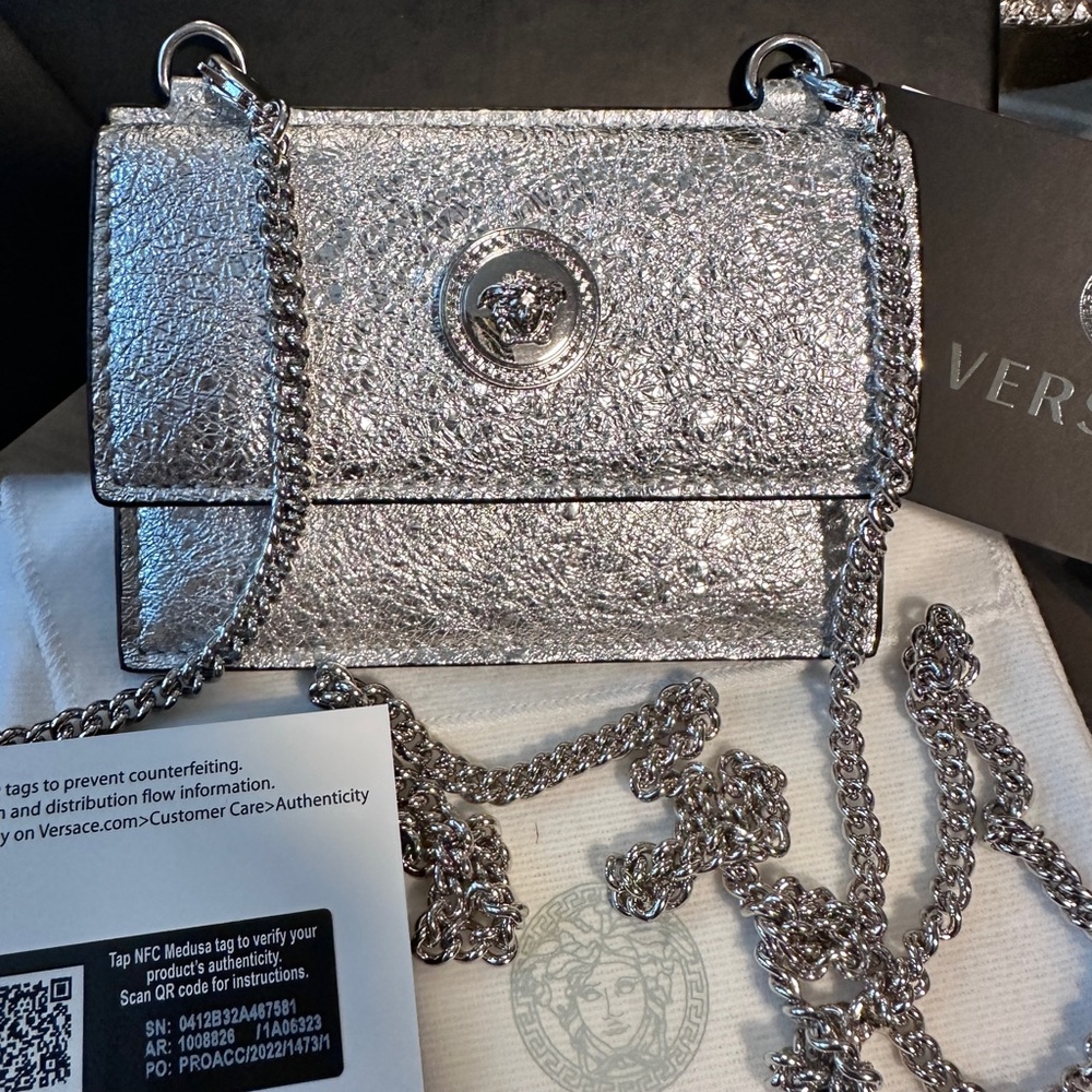Versace Silver Chain Wallet - image 3